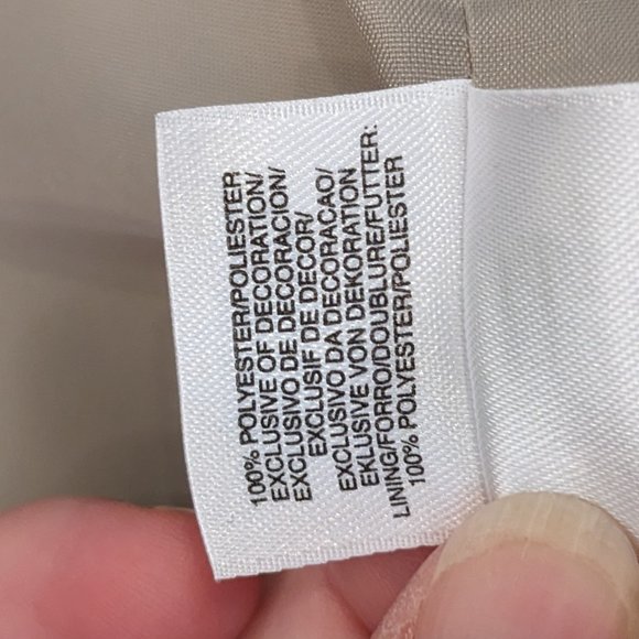 Jones Studio Separates Taupe Open Front Blazer with Black Trim 18W - Picture 9 of 9